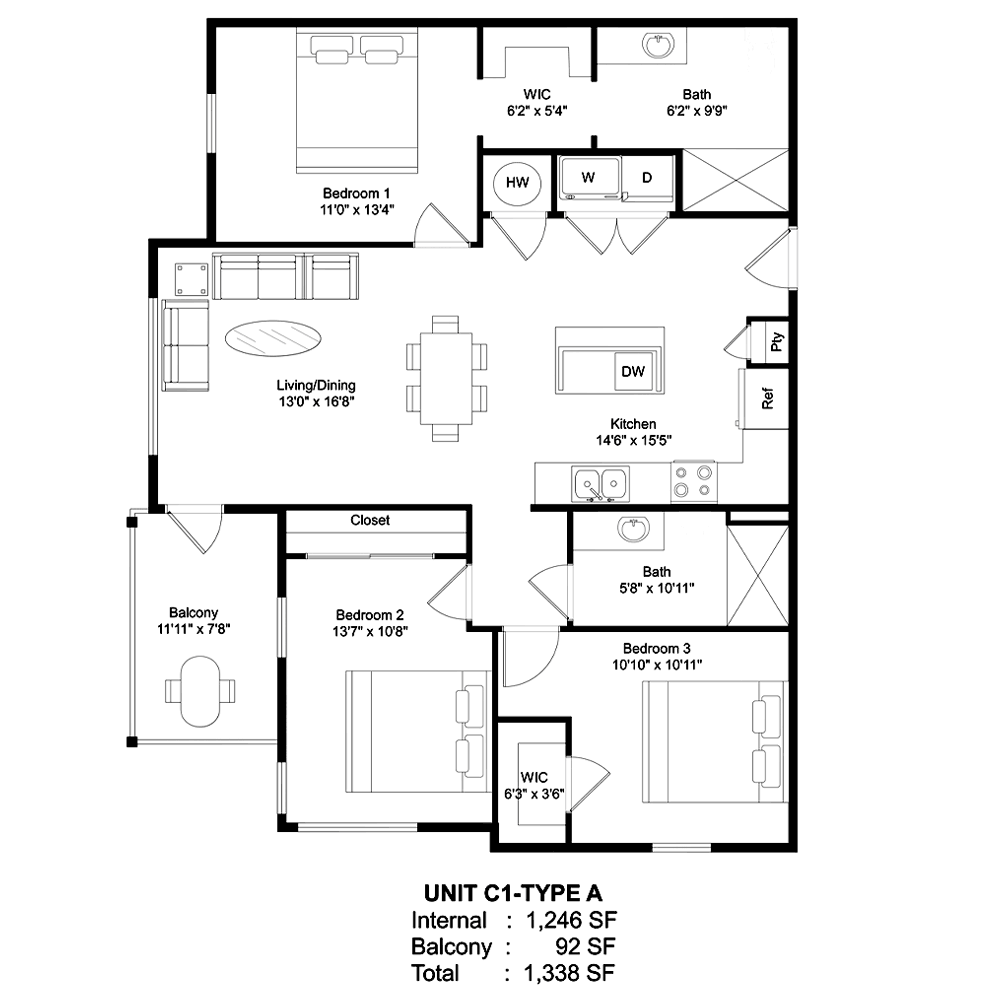 Floorplans - Lockwood on Buffalo Bayou